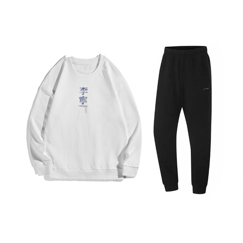 Li Ning Casual Sportswear Unisex White+Black