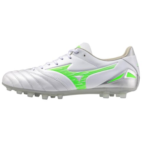 Mizuno Morelia Neo 4 AG Artificial Ground Soccer Shoes Unisex White Green