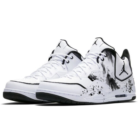 Jordan Courtside 23 Vintage Basketball Shoes Men’s Mid Top White/Black