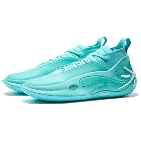 Li Ning WOW11 Mid top Basketball Shoes Men’s Parrot Green
