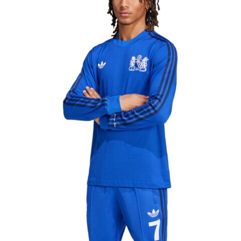 Adidas Three stripe Crest Long sleeve T shirt