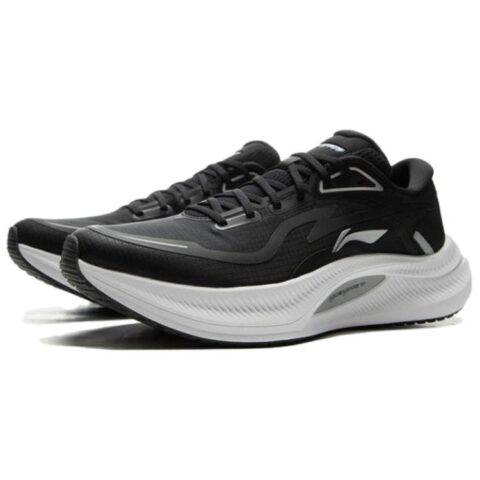 Li Ning Yueying 4 Fabric Low top Casual Training City Commuting Running Shoes Men’s Black White