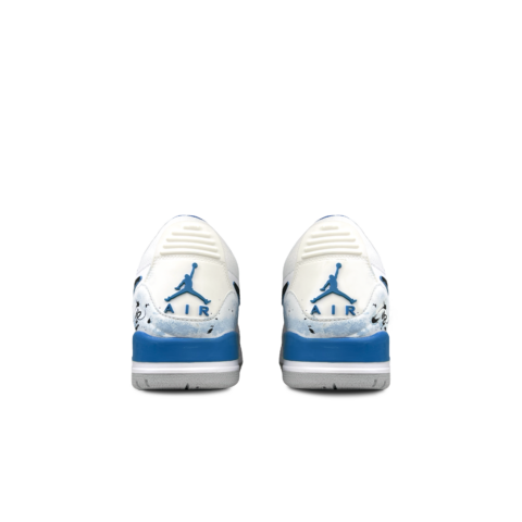 Jordan Legacy 312 Slip Resistant Abrasion Resistant Low top Vintage Basketball Shoes Men’s Sky Blue