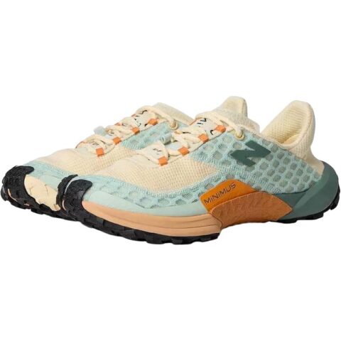 New Balance Minimus Trail Abrasion Resistant Low top Running Shoes Women’s Beige Green