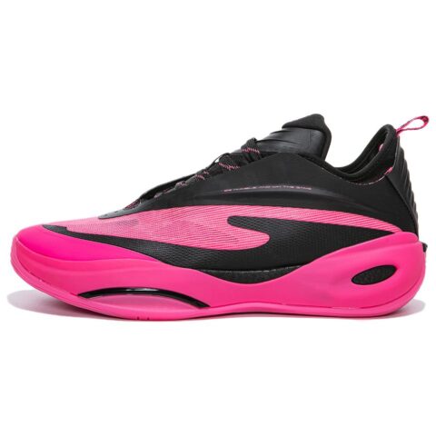Erke Humble 2.0 Wear resistant And Waterproof Low top Cushioning Basketball Shoes Men’s Pink Black