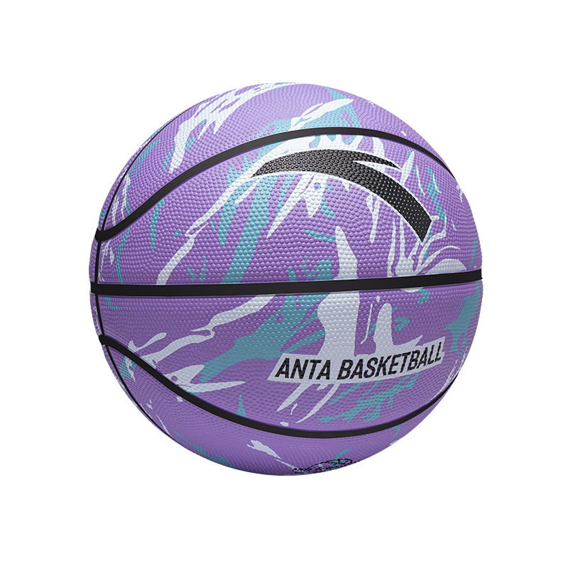 Anta Rubber Basketball Painted Purple Size 7/Size 5 Ball Street Training Competition Unisex China Mainland Version