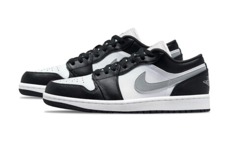 Jordan Air Jordan 1 Shadow Support Low top Vintage Basketball Shoes Unisex Black White