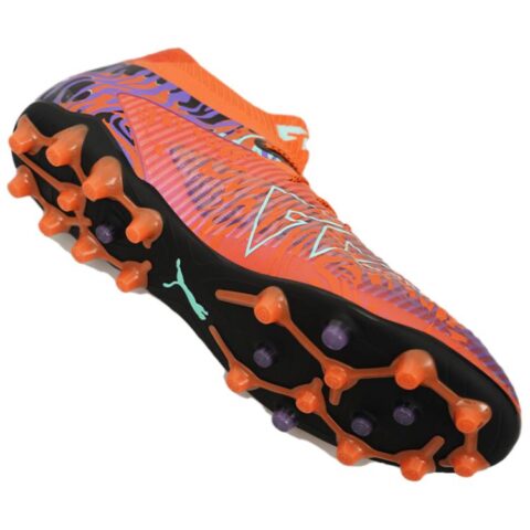 PUMA FUTURE 8 MG Multi Ground Soccer Shoes Unisex Orange