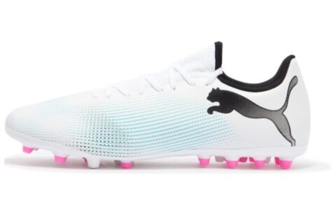 PUMA Future 7 Play Mg Cleats ‘White Blue Pink’