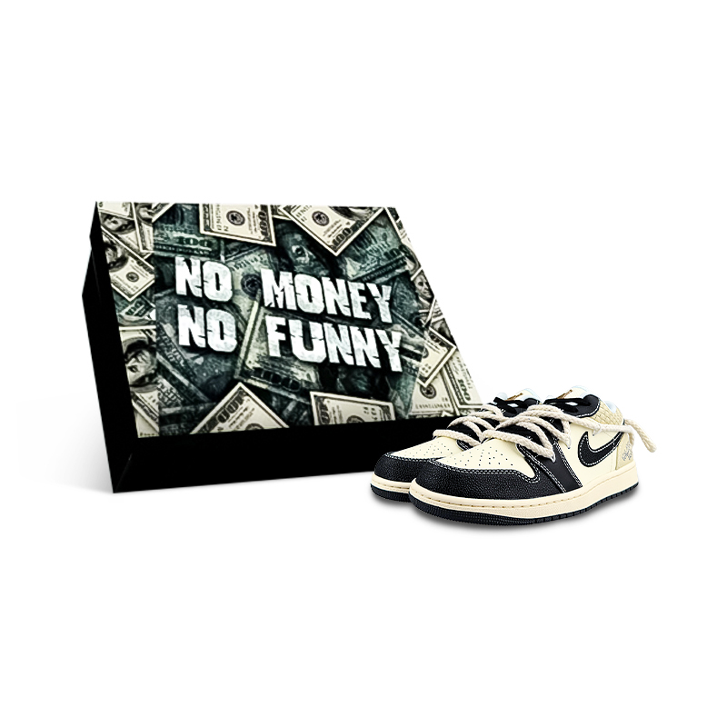 Jordan Air Jordan 1 Low top Vintage Basketball Shoes Men’s Beige Black