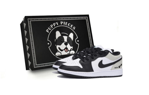 Jordan Air Jordan 1 Vintage Basketball Shoes Men’s Low Top White Gray