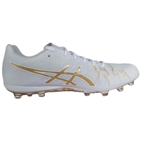 ASICS DS LIGHT ACROS PRO 3 Abrasion Resistant Soccer Shoes Unisex White Gold