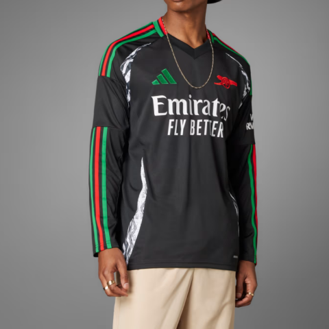 Adidas Free Shipping With AdiClub Arsenal 24/25 Long Sleeve Away Jersey