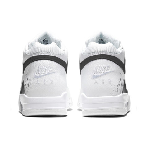 Nike Flight Legacy Vintage Basketball Shoes Unisex Mid Top Black/White
