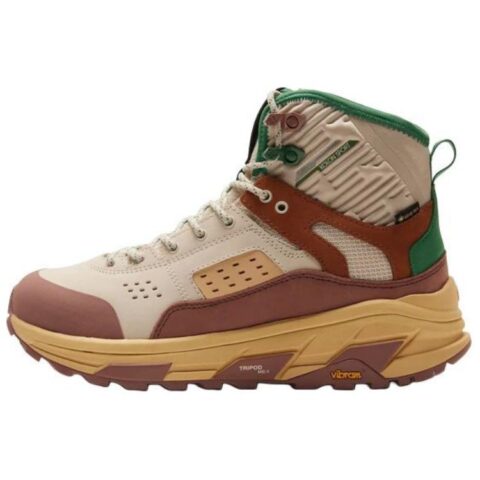 KOLON SPORT Tripod Slip Resistant Abrasion Resistant Mid top Hiking Shoes Unisex Brown