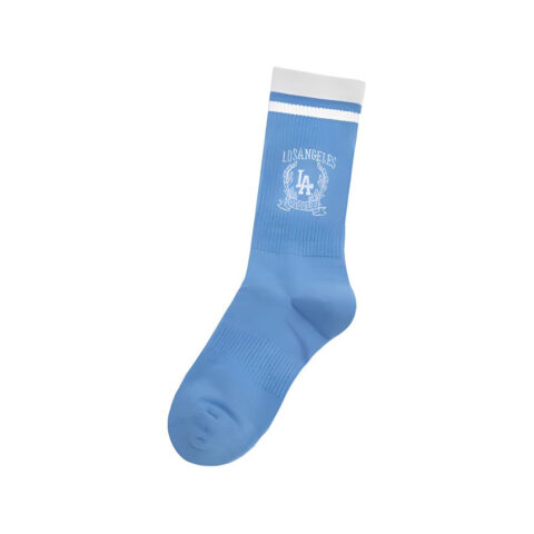 MLB Los Angeles Dodgers FW24 Crew Socks Unisex 1 Pack Sky Blue