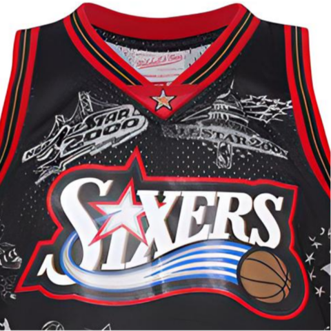 Mitchell Ness Basketball Jersey Unisex Black
