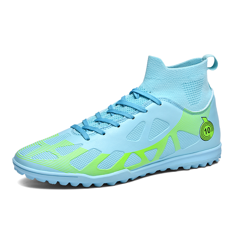 BIANSULONG Soccer Shoes Unisex Low Top Aqua
