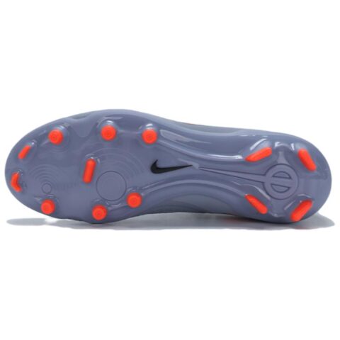 Nike Tiempo Legend 10 FG Firm Ground Synthetic Leather Soccer Shoes Unisex Gray