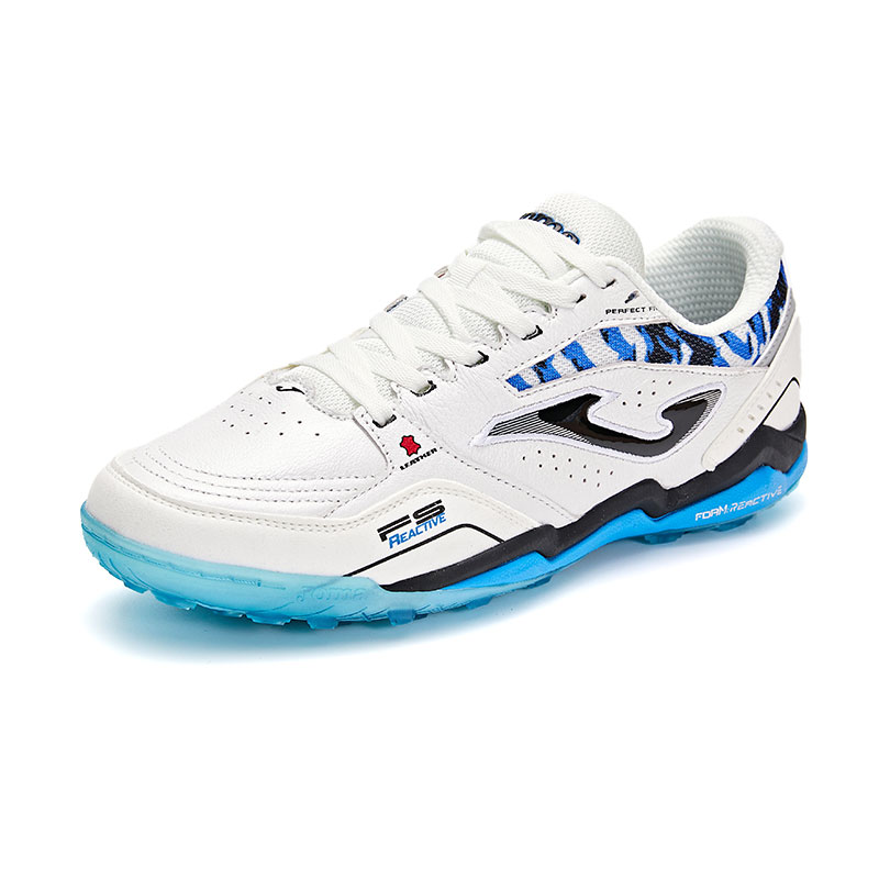 Joma Abrasion Resistant Support Soccer Shoes Men’s White Blue