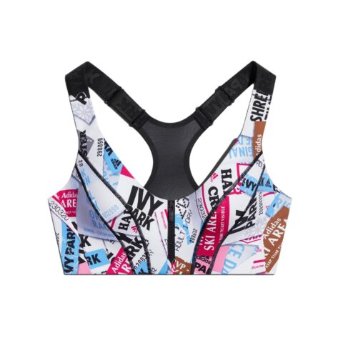 Adidas Ivy Park Medium Support Ski Tag Bra Multicolor