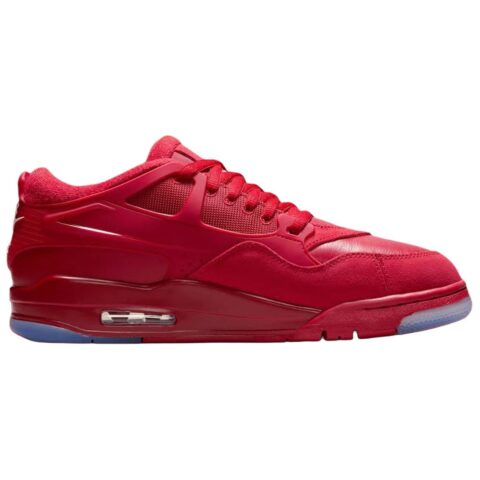Jordan Air Jordan 4 Leather Support Low top Vintage Basketball Shoes Men’s Red