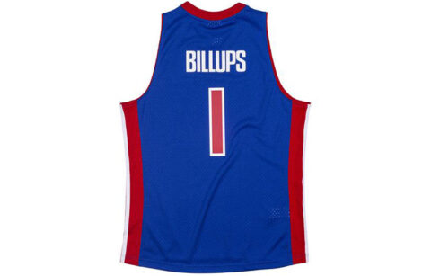 Mitchell Ness Basketball Jersey Men’s Blue