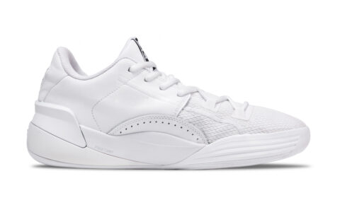 PUMA Clyde Hardwood Abrasion Resistant Low top Basketball Shoes Unisex Silver