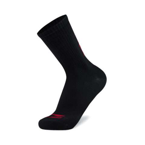 Li Ning Rijin Doujin Collection Knee High Socks Unisex 1 Pack Black
