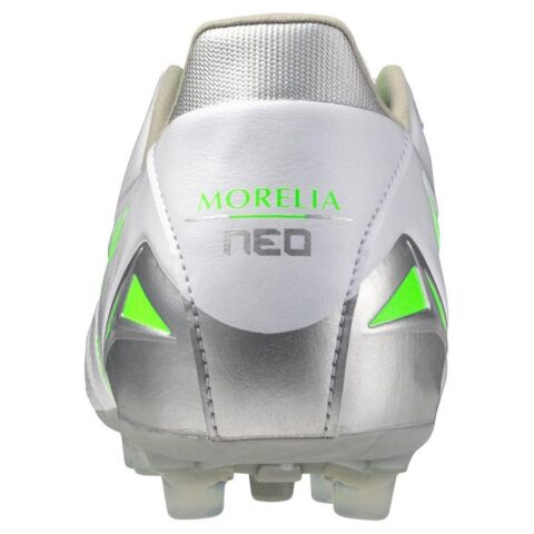 Mizuno Morelia Neo 4 AG Artificial Ground Soccer Shoes Unisex White Green