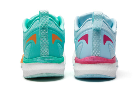 VOIT Running Shoes Unisex Low Top Green Blue
