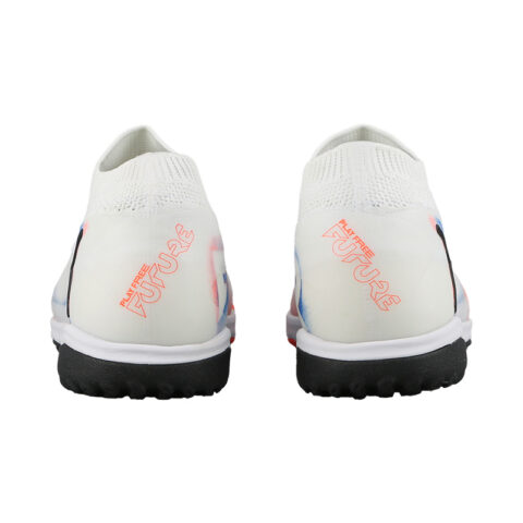 PUMA FUTURE 8 TF Turf Soccer Shoes Unisex White Red
