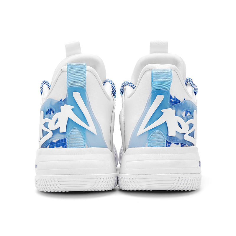 IVERSON Campaign 1 White Electric Blue Low top Basketball Shoes Unisex