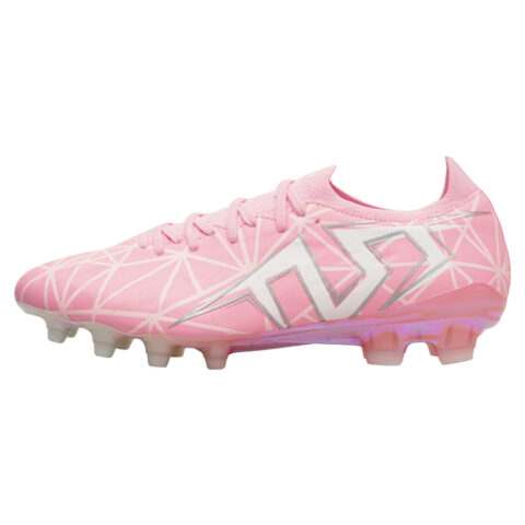 TLSS. FG Firm Ground Natural Grass Cushioning Anti Twist Cushioning Anti Twist Soccer Shoes Men's Pink