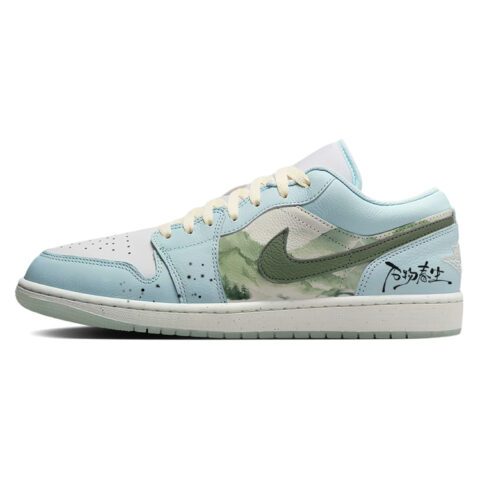 Jordan Air Jordan 1 Vintage Basketball Shoes Men’s Low Top Blue/White