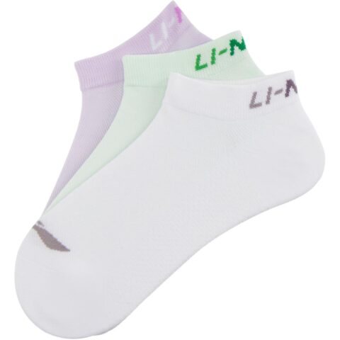 Li Ning Sports Trendy Collection Ankle Socks Unisex 3 Pack