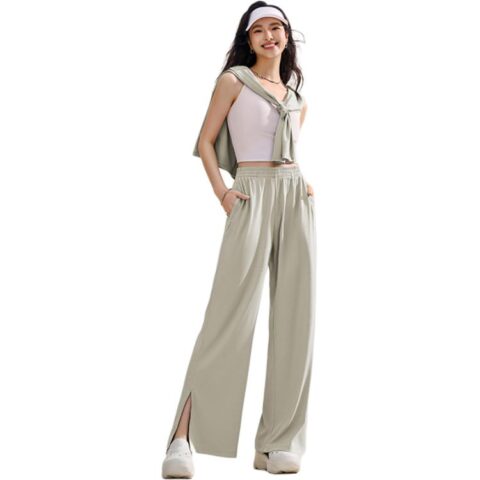 Anta Variety Training Collection Sports Pants Women’s Pearlescent Gray