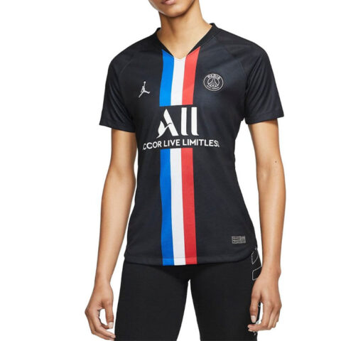 Jordan Soccer Jerseys Women’s Black V Neck Moderate