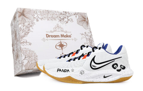 Nike Precision 6 Panda, White Box Slip Resistant Abrasion Resistant Low top Basketball Shoes Men’s White