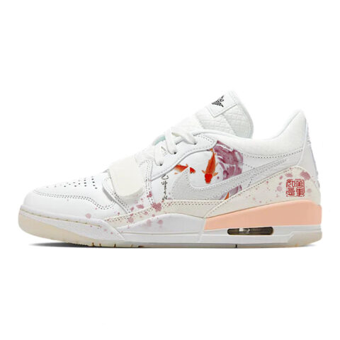 Jordan Legacy 312 Vintage Basketball Shoes Unisex Low Top Yellow/White