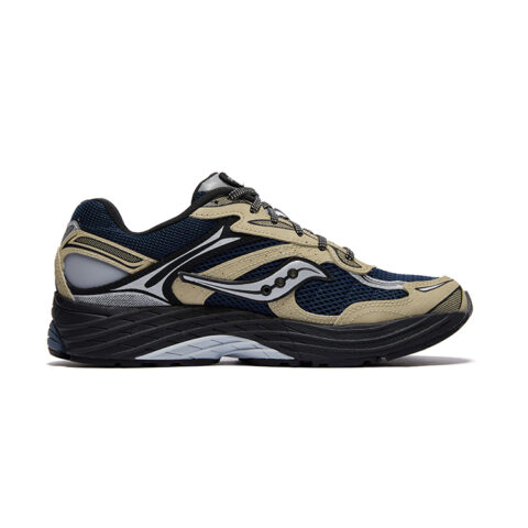 Saucony Pro Grid Omni 9 Low top Running Shoes Unisex Dark Blue Beige