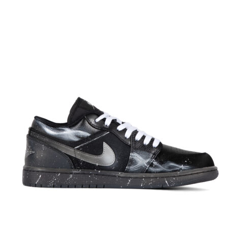 Jordan Air Jordan 1 Low top Vintage Basketball Shoes Unisex Black