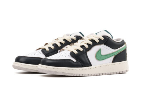 Jordan Air Jordan 1 Cushioning, Wear Resistant Low top Vintage Basketball Shoes Unisex Black