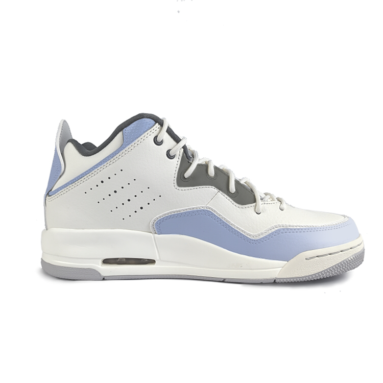 Jordan Courtside 23 Cushioning Slip Resistant Mid top Vintage Basketball Shoes Men’s Blue White