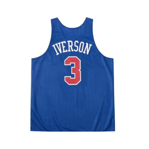 Mitchell Ness Basketball Jersey Unisex Blue