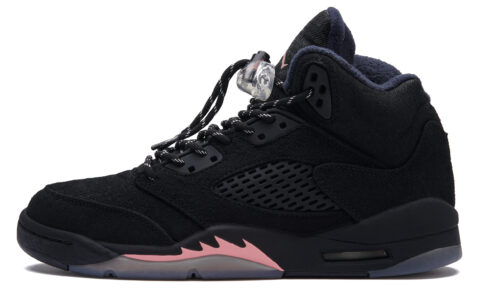 Jordan Air Jordan 5 Paris Night 2.0 Mid top Vintage Basketball Shoes Women’s Black