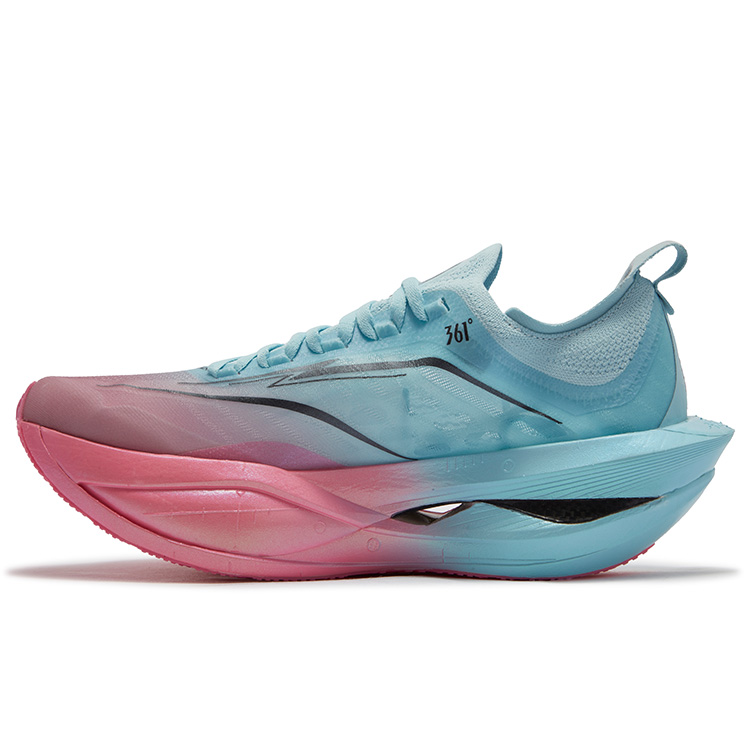 361° Feiyang Future 2.0 Low top Carbon Plate Casual Marathon Racing Running Shoes Unisex Blue Pink