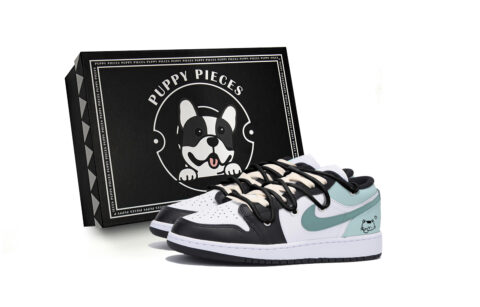 Jordan Air Jordan 1 Vintage Basketball Shoes Men’s Low Top Black Tiffany