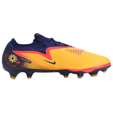 Nike Phantom 6 Slip Resistant Abrasion Resistant Soccer Shoes Unisex Yellow