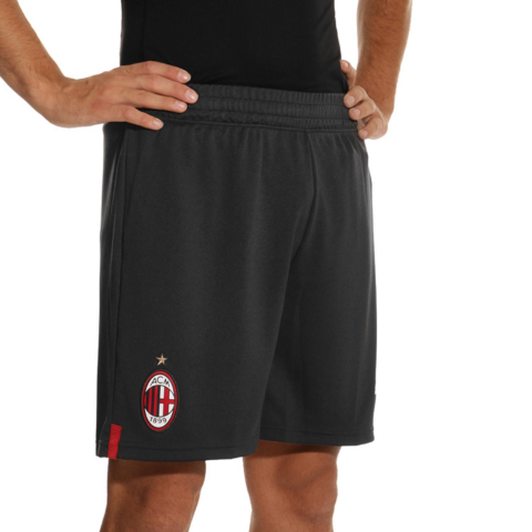 PUMA AC Milan Soccer Bottoms Men’s Black Moderate Straight Fit Pants